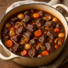 Boeuf Bourguignon (Rindsschmorbraten in Rotwein)