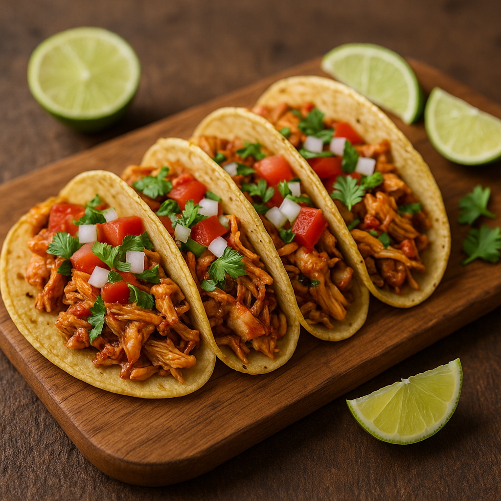 Mexican Chicken Tacos (Tacos de Pollo)