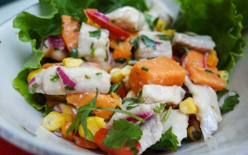 Peruanische Forellen‑Ceviche