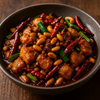 Kung‑Pao‑Poulet mit Erdnüssen