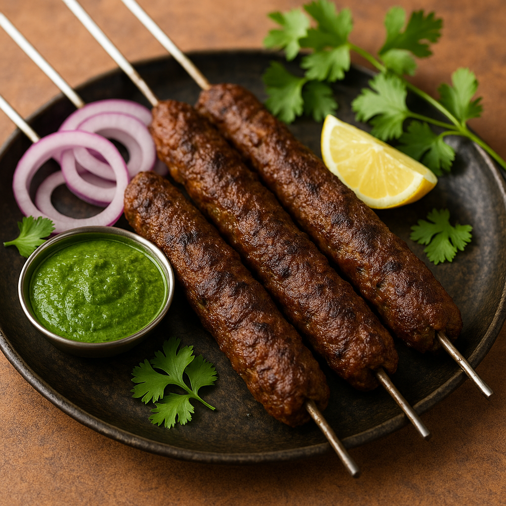 Lamm Seekh Kebabs
