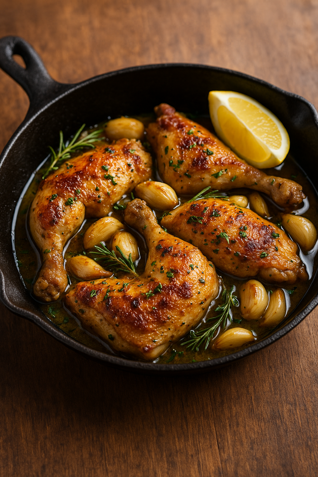 Pollo al Ajillo (Spanisches Knoblauchhuhn)