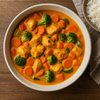 Poulet‑Curry mit Kokosmilch und Gemüse