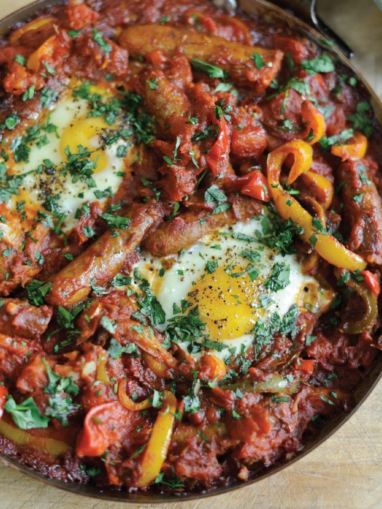 Tunesische Shakshuka mit Merguez