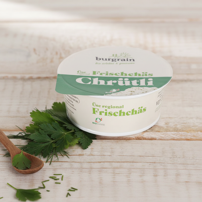 Bio Frischkäse Kräuter Burgrain 125 g