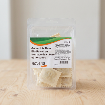 Bio Geisskäse Ravioli 250g Novena