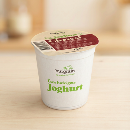 Bio Burgrain Joghurt Kirschen 150 g
