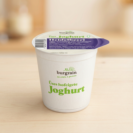 Bio Burgrain Joghurt Heidelbeer 150 g