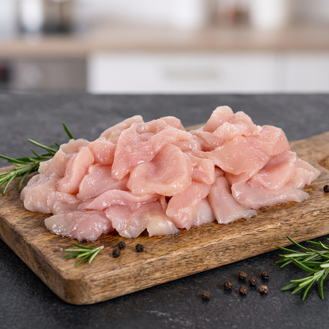 Bio Knospe Pouletbrust- Geschnetzeltes 200g