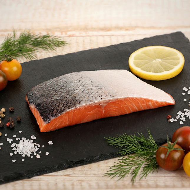Bio Lachsfilet frisch m.Haut 350g
