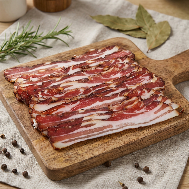 Bio Knospe Rohessspeck geschnitten 120g