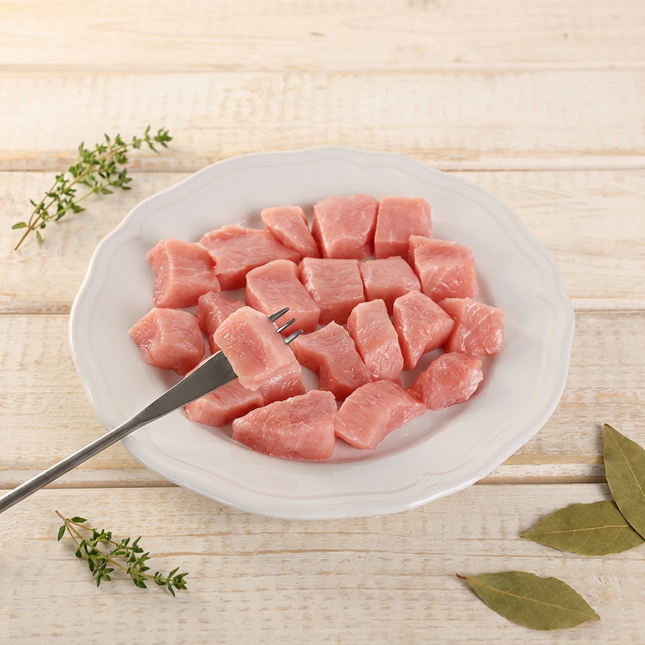 Bio Knospe Schwein Bourguignon 100g vakuumiert