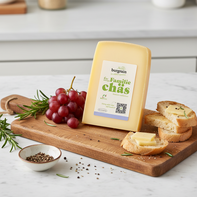 Bio Burgrain Familienkäse ca. 200g