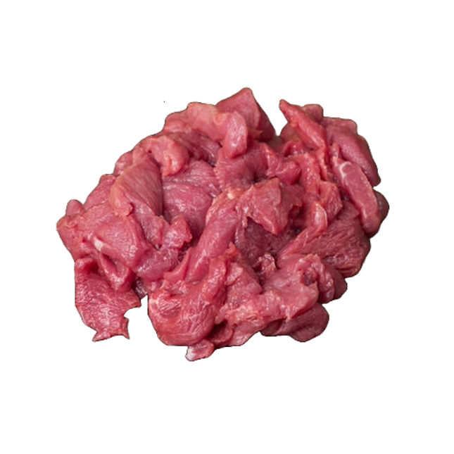 Bio Knospe Galloway Rind Geschnetzeltes zum Braten 300g